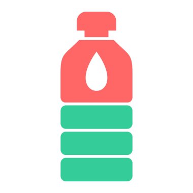 Şişe. Web simgesi basit tasarım