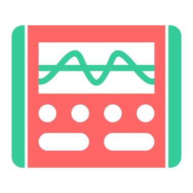 Cep telefonu. Web simgesi basit tasarım