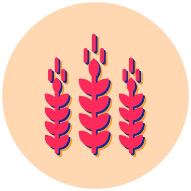 Buğday Ağı simgesi basit illüstrasyon