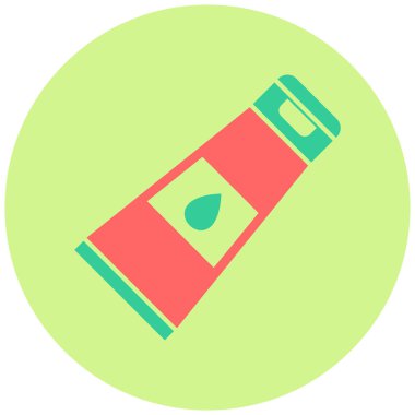 Yüz Köpüğü simgesinin vektör illüstrasyonu