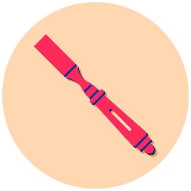 Bıçak. Web simgesi basit illüstrasyon