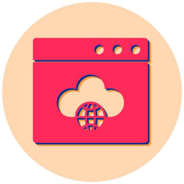 İnternetten alışveriş. Basit resimleme