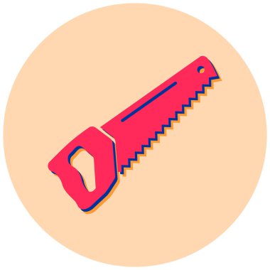 Gördüm. Web simgesi basit illüstrasyon