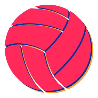 Bir basketbol topunun vektör çizimi