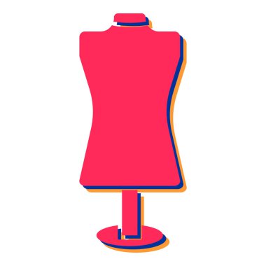 Manken simge. Düz tasarım