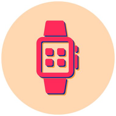 Akıllı çocuk. Web simgesi basit illüstrasyon