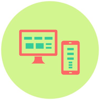 Evet tasarım web simgesi basit illüstrasyon