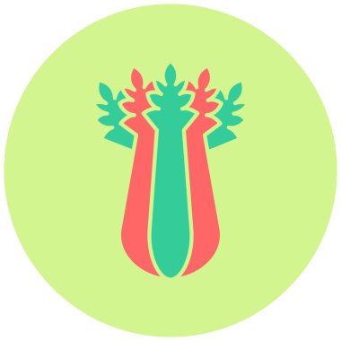 Kereviz simgesinin vektör çizimi