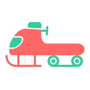 kar mobil simgesi, vektör illüstrasyonu basit tasarım