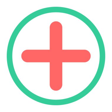 tıp simgesi, vektör illüstrasyonu basit tasarım