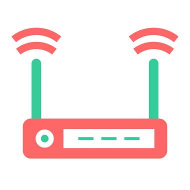 yönlendirici düz vektör simgesi