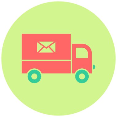 Sevkiyat simgesi. Basit tasarım