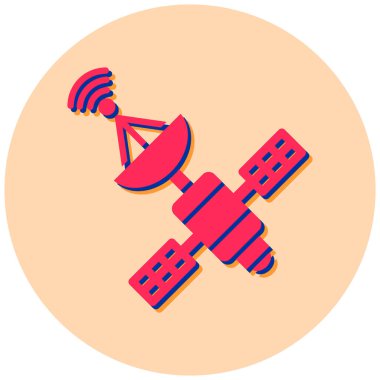 Uydu anteni. Web simgesi