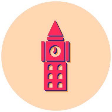 Bina. Web simgesi basit tasarım