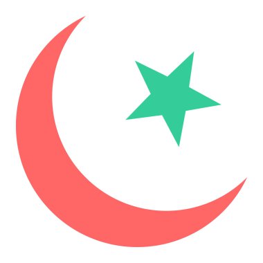 Gece simge vektör çizim