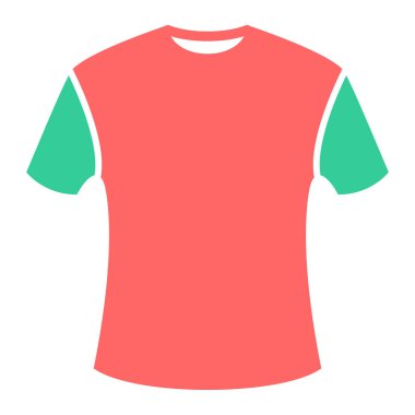 t-shirt vektör simgesi