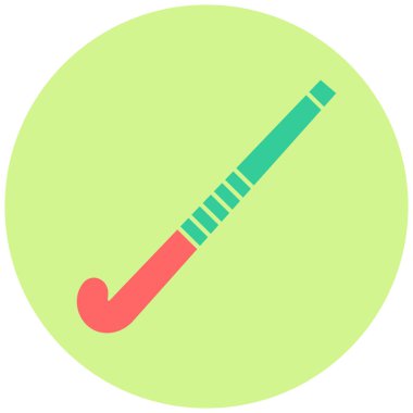 Hokey sopası ikon vektör çizimi tasarımı