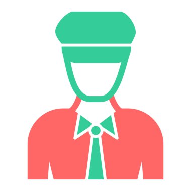 Adamım. Web simgesi basit illüstrasyon