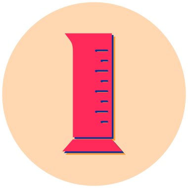 Beher. Web simgesi basit tasarım