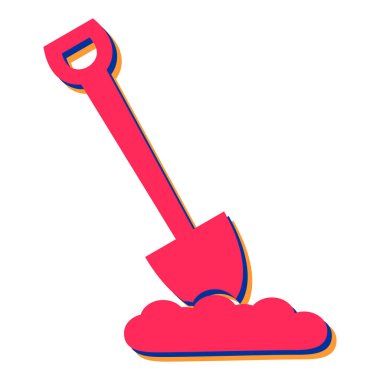 Kürek vektör illüstrasyon tasarımı