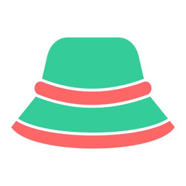 Şapka. Web simgesi basit illüstrasyon