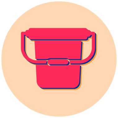 Çanta. Web simgesi basit illüstrasyon