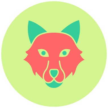 Kurt. Web simgesi basit illüstrasyon