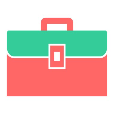 Çanta. Web simgesi basit tasarım