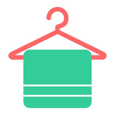 Askı. Web simgesi basit illüstrasyon