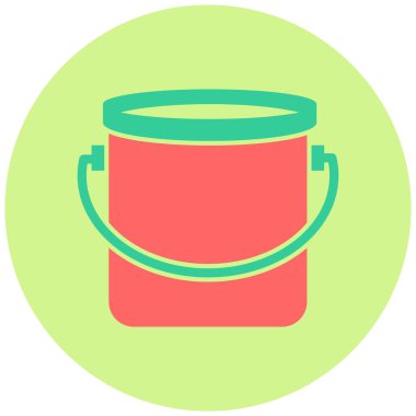 Kova. Web simgesi basit tasarım