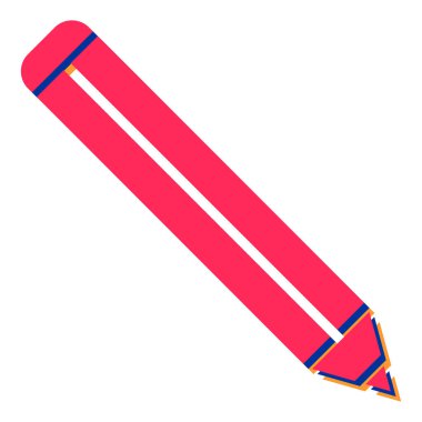 kalem simgesi vektör illüstrasyonu