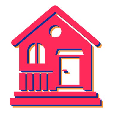 ev simgesi vektör illüstrasyonu