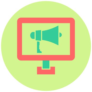 Kampanya simgesinin vektör illüstrasyonu