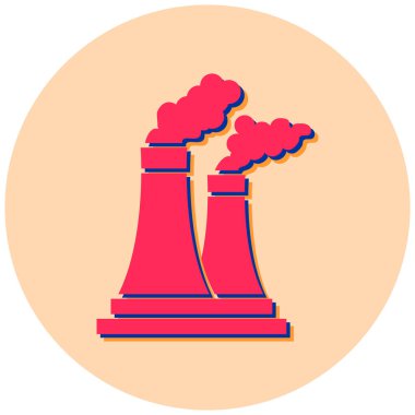 Fabrika. Web simgesi basit tasarım