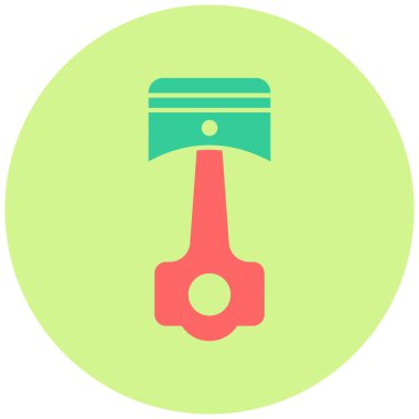 Piston ikonu. Basit resimleme