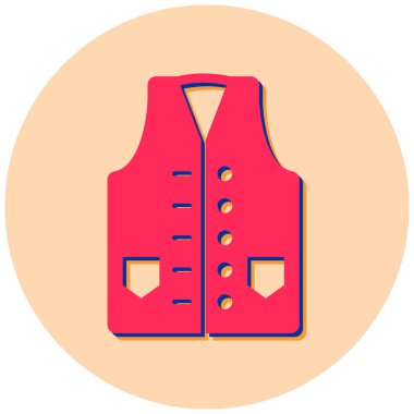 Gömlek. Web simgesi basit illüstrasyon