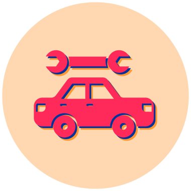 Araba tamiri. Web simgesi