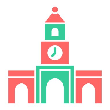 kule oluşturma vektör illüstrasyon tasarımı