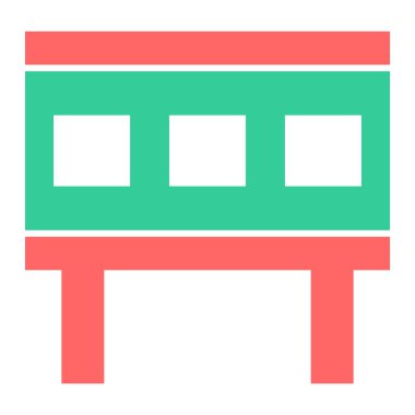 Bayrak. Web simgesi vektör illüstrasyonu