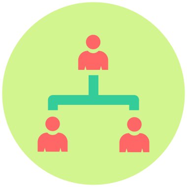 Yönetimi düz simgesini, vektör çizim