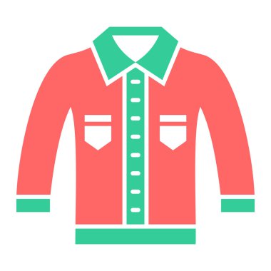 Gömlek. Web simgesi basit illüstrasyon