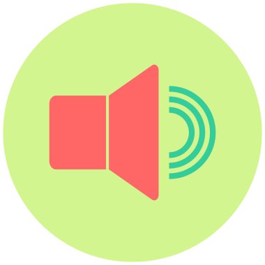 hoparlör vektör simgesi modern basit tasarım 