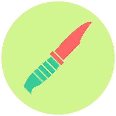 bıçak, web simgesi vektör illüstrasyonu