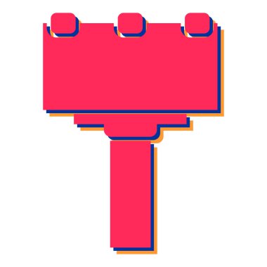 Modern otomatik simgenin vektör illüstrasyonu