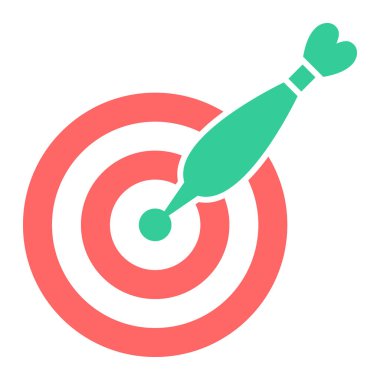 Hedef. Web simgesi basit tasarım