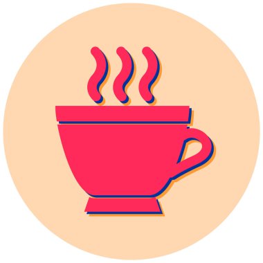 çay fincanı vektör simgesi