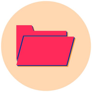 Dosya. Web simgesi basit illüstrasyon