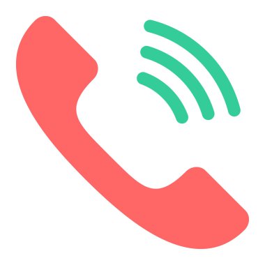 - Telefon. Web simgesi basit illüstrasyon