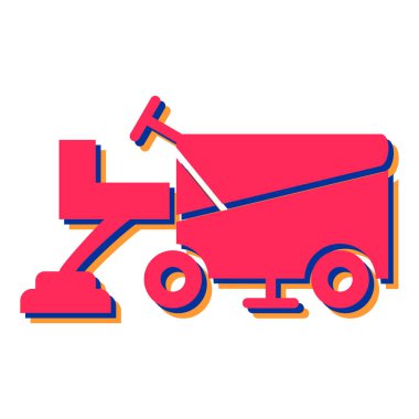 Modern oto tamir simgesinin vektör illüstrasyonu