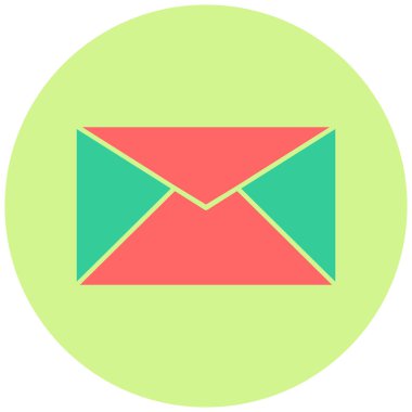 E- posta simgesi vektör illüstrasyonu